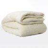Lazy teddy dekbed creme