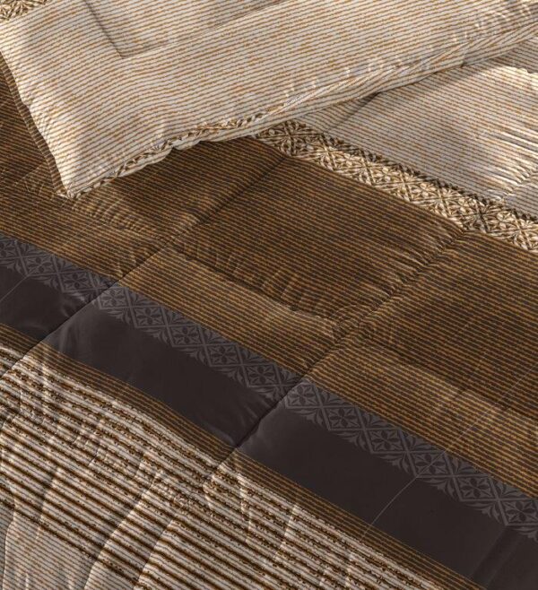 Lazy dekbed zonder overtrek 140x200 Marina Taupe (Incl. Kussensloop) | Sleeptime